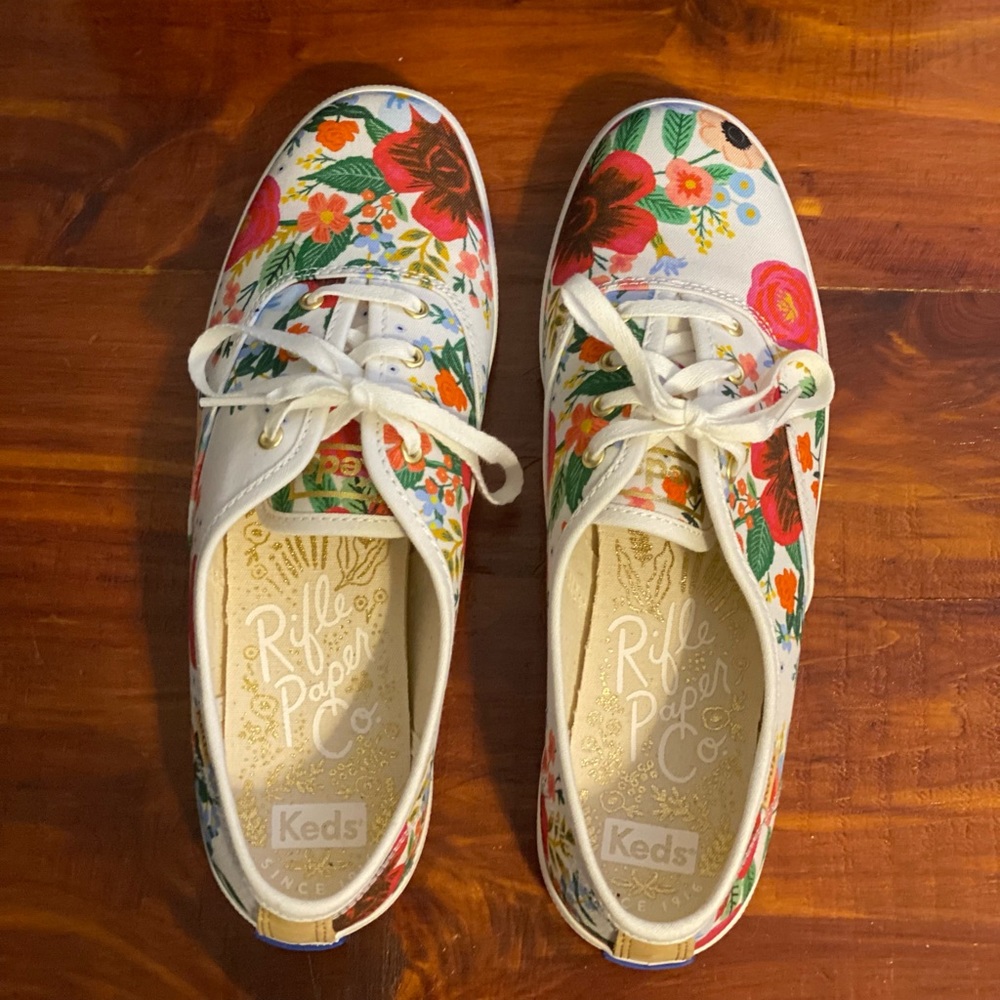 Rifle Paper Co x Keds Wild Rose NWOT